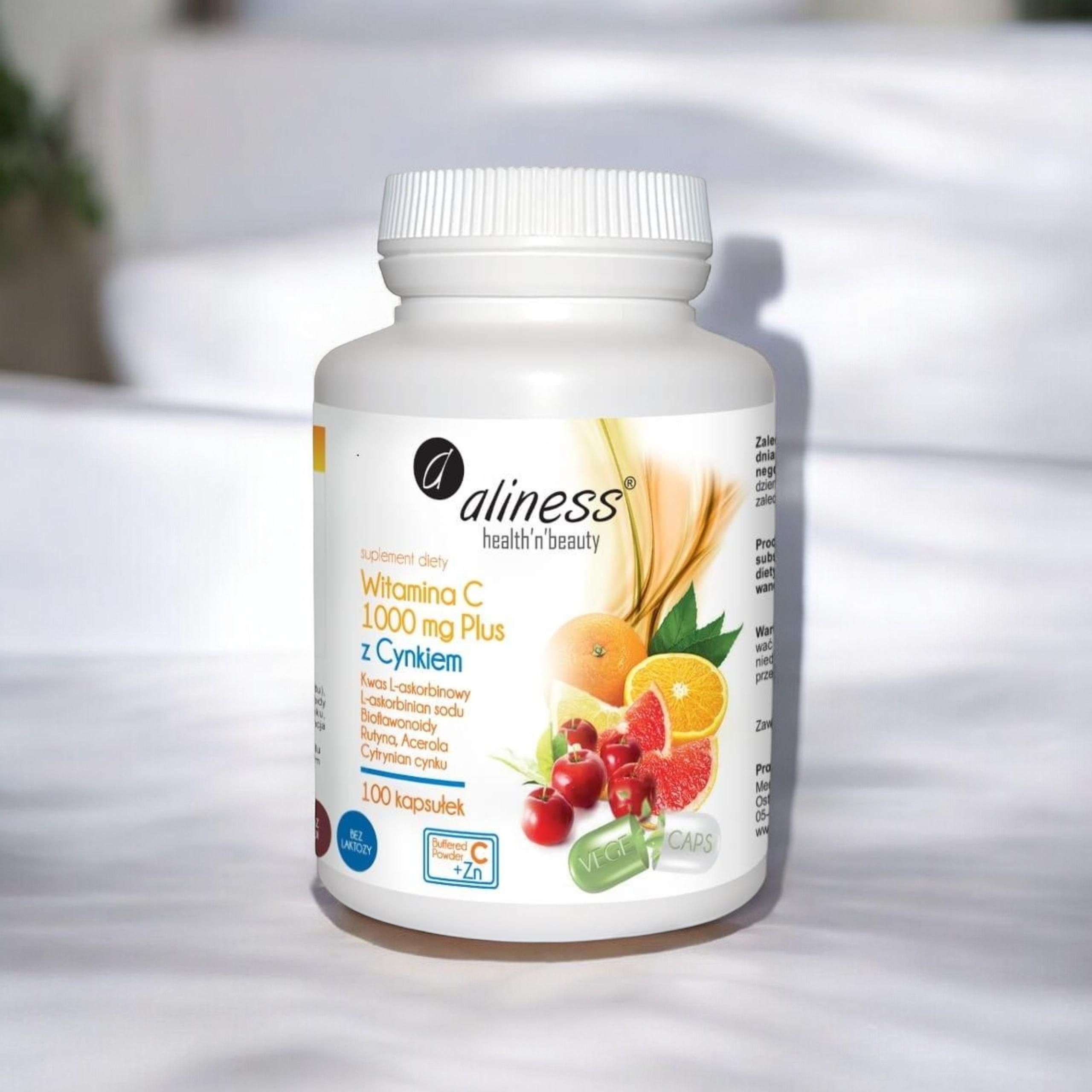 ALINESS - Vitamine C 1000mg - 100vcaps.