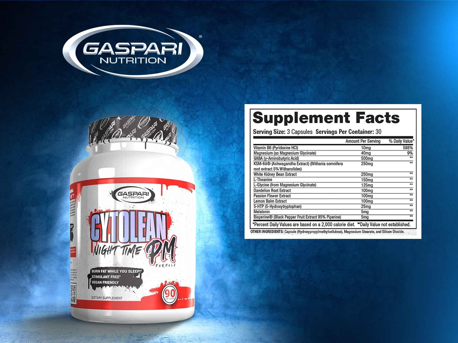 GASPARI NUTRITION - Formule Cytolean PM - 90 gélules