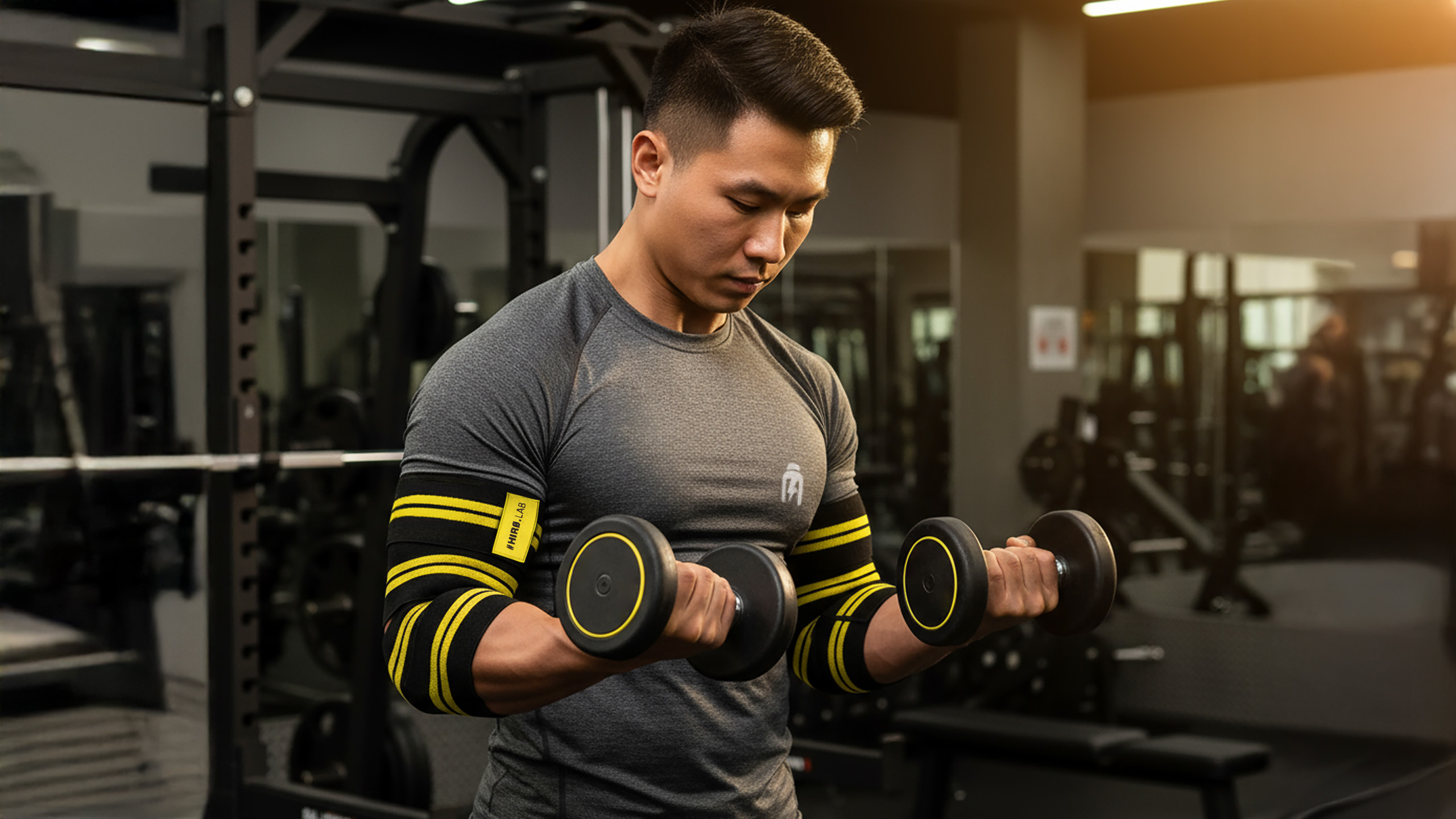 HIRO.LAB - Bandage de Coude - Logo en Caoutchouc pol_pl_HIRO-LAB-Elbow-Wraps-Rubber-Logo-New-Opaski-usztywniajace-na-lokcie-42689_2