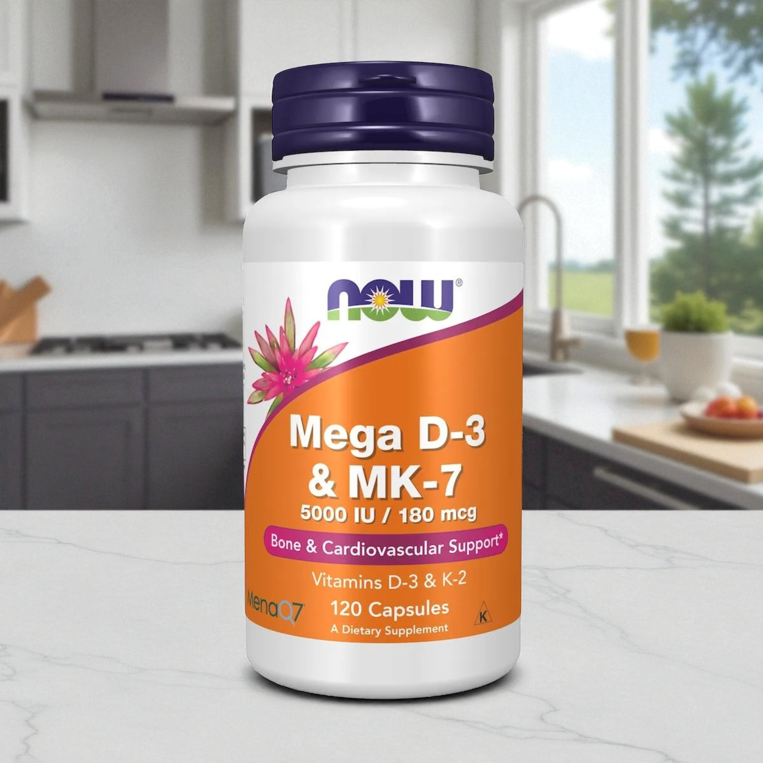 NOW - Mega D3 5000UI & K2 MK-7 180mcg - 120 gélules végétales. pol_pl_NOW-Mega-D3-5000IU-K2-MK-7-180mcg-120vcaps-43039_4