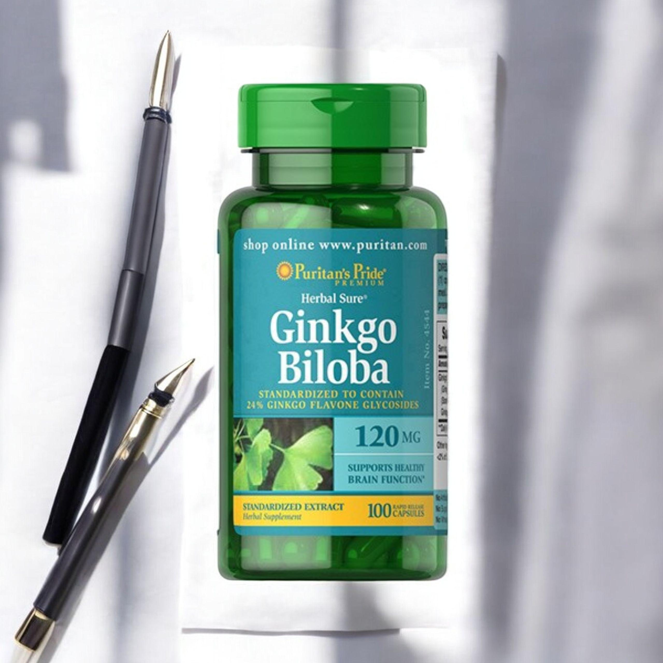 Puritan's Pride Ginkgo Biloba 120mg - 100caps