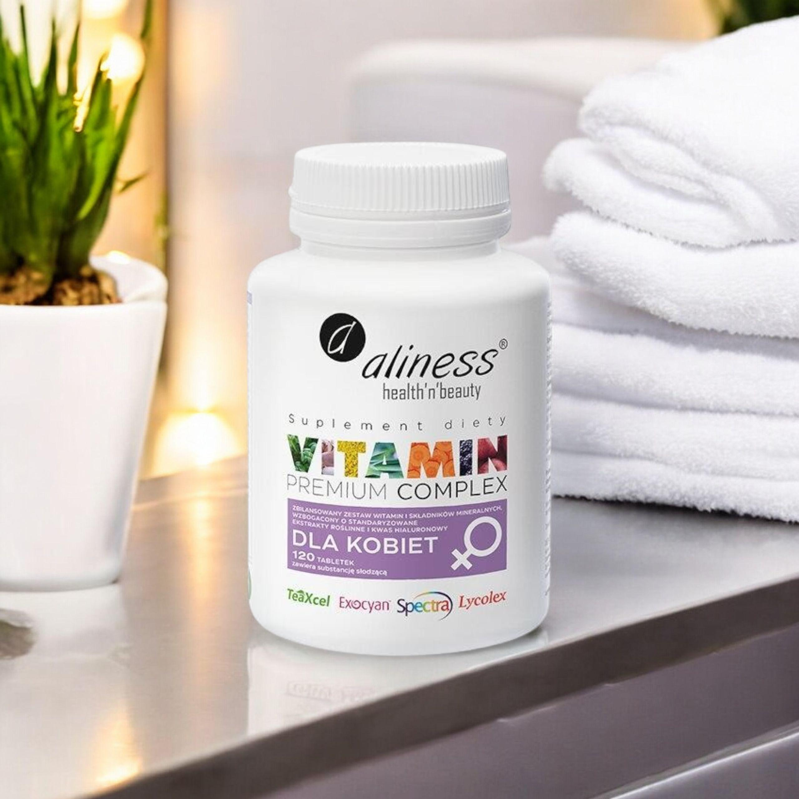 ALINESS - Premium Complexe Vitaminé pour Femmes - 120 compr.
