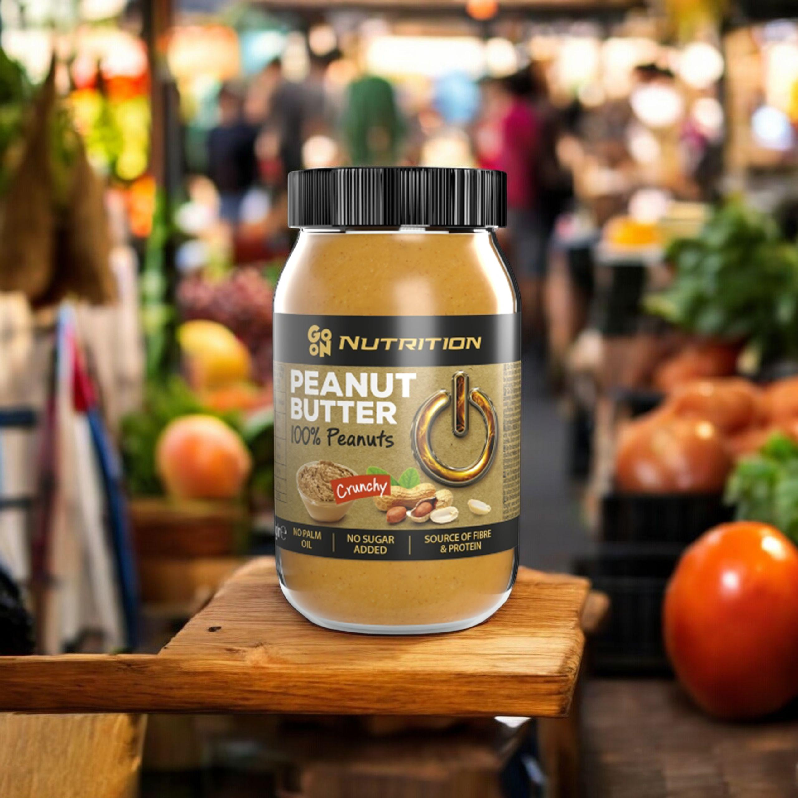 GO ON NUTRITION Peanut Cream 100% Peanuts - 900g - Crème de cacahuètes