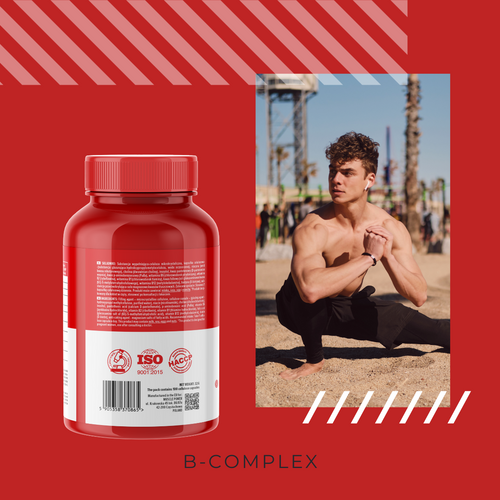 MP NUTRITION Vitamin B-Complex - 100vcaps - Complexe de Vitamines B
