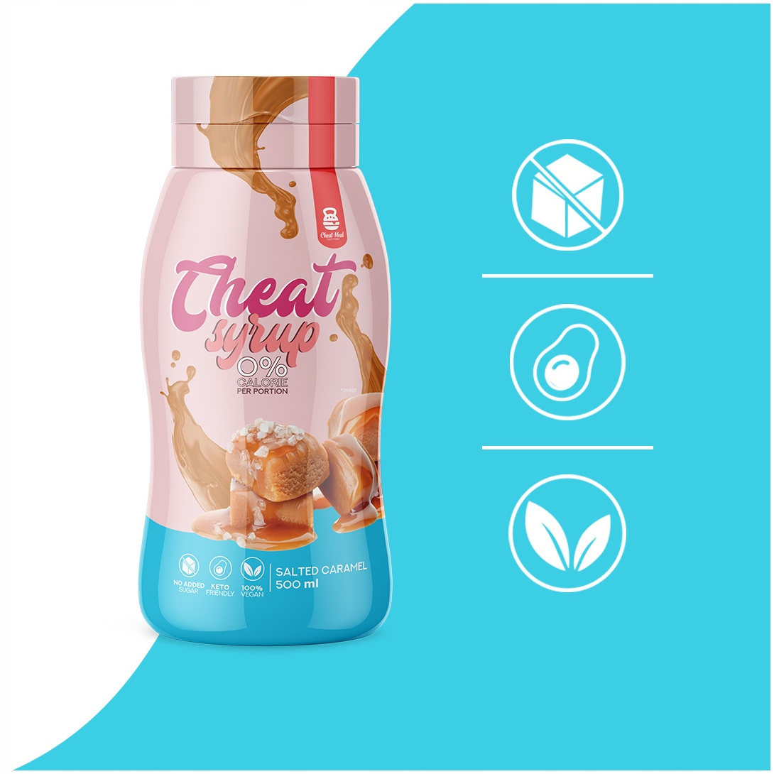 Makaron Konjac Tagliatelle 400g (300g netto) + SYROP KARMEL ZESTAW