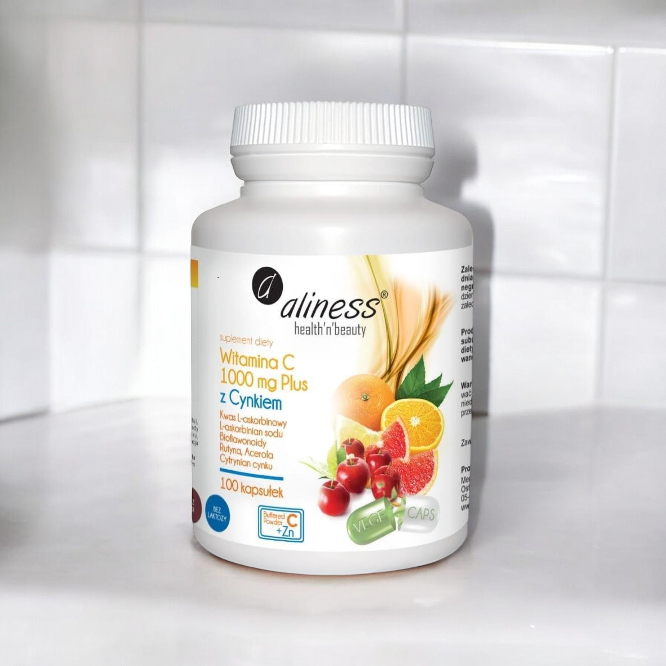 ALINESS - Vitamine C 1000mg - 100vcaps.