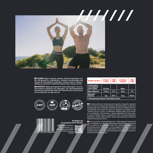 MP NUTRITION Mg + B6 - 90tabs - Magnésium + Vitamine B6