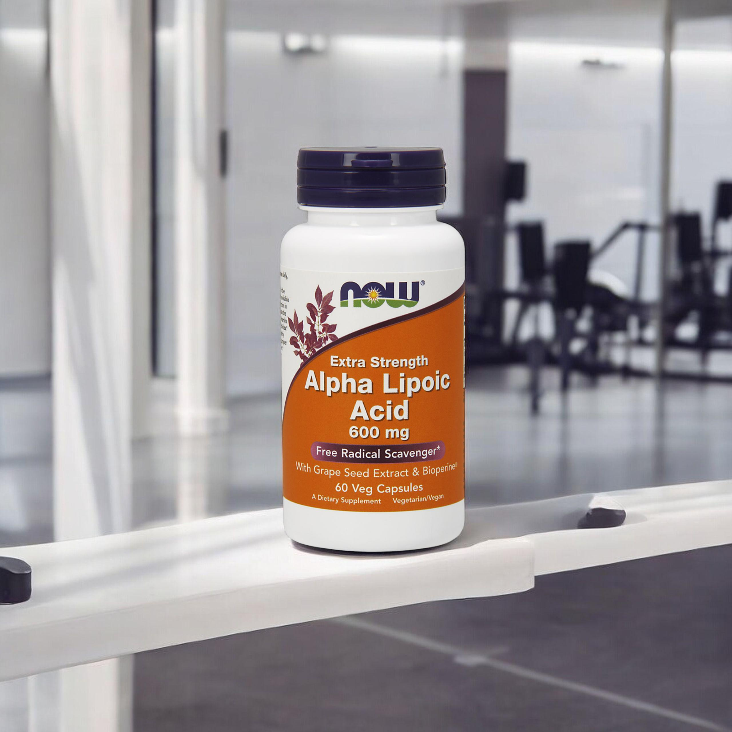 NOW Alpha Lipoic Acid 600mg - 60vegcaps.