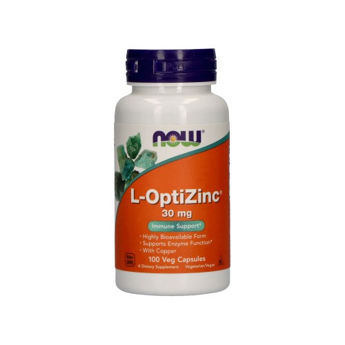 NOW L-OptiZinc 30mg - 100caps