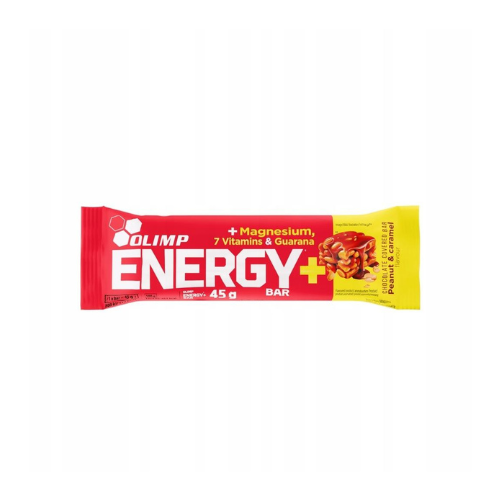 OLIMP - Barre Energy+ - 45g - Caramel Arachide