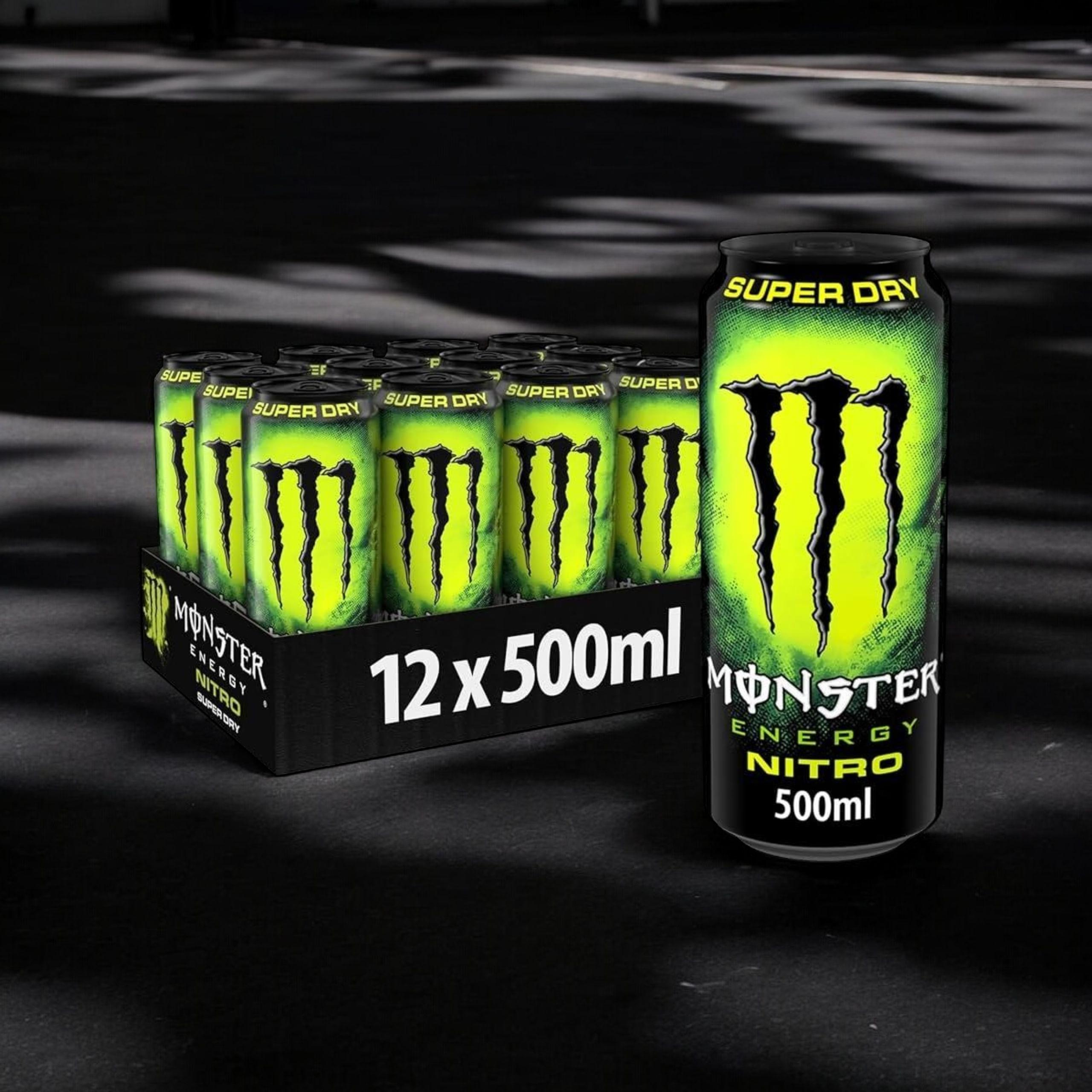 MONSTER - Energy Nitro Super Dry - 500ml x12
