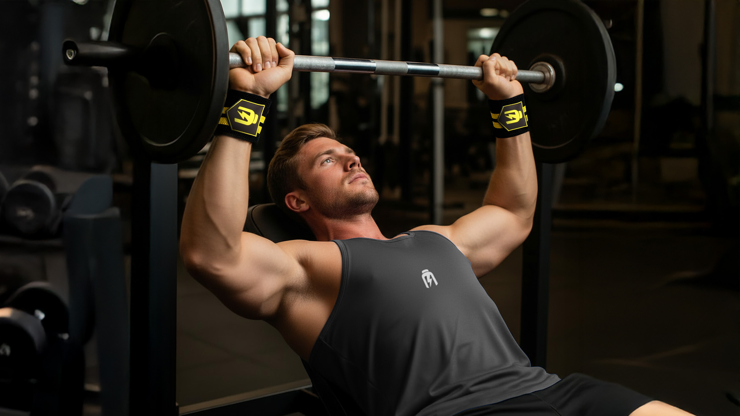 HIRO.LAB Wrist Wrap - Rubber Logo New - Black - Sangles pour soulever des poids pol_pl_HIRO-LAB-Wrist-Wrap-Rubber-Logo-New-Black-Opaski-usztywniajace-na-nadgarstki-43026_2