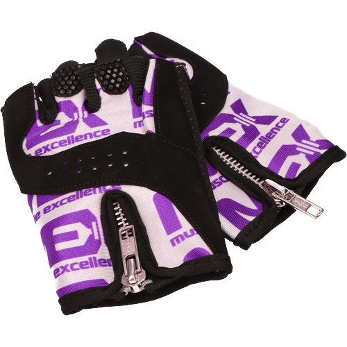 MEX NUTRITION - Smart Zip Purple Gloves - XL