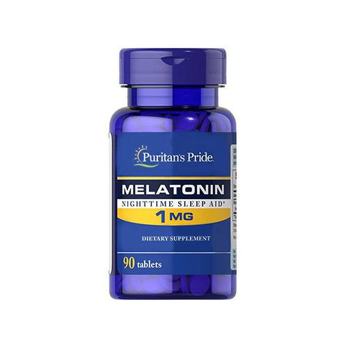 Puritan's Pride Melatonin 1mg - 90tabs - Mélatonine