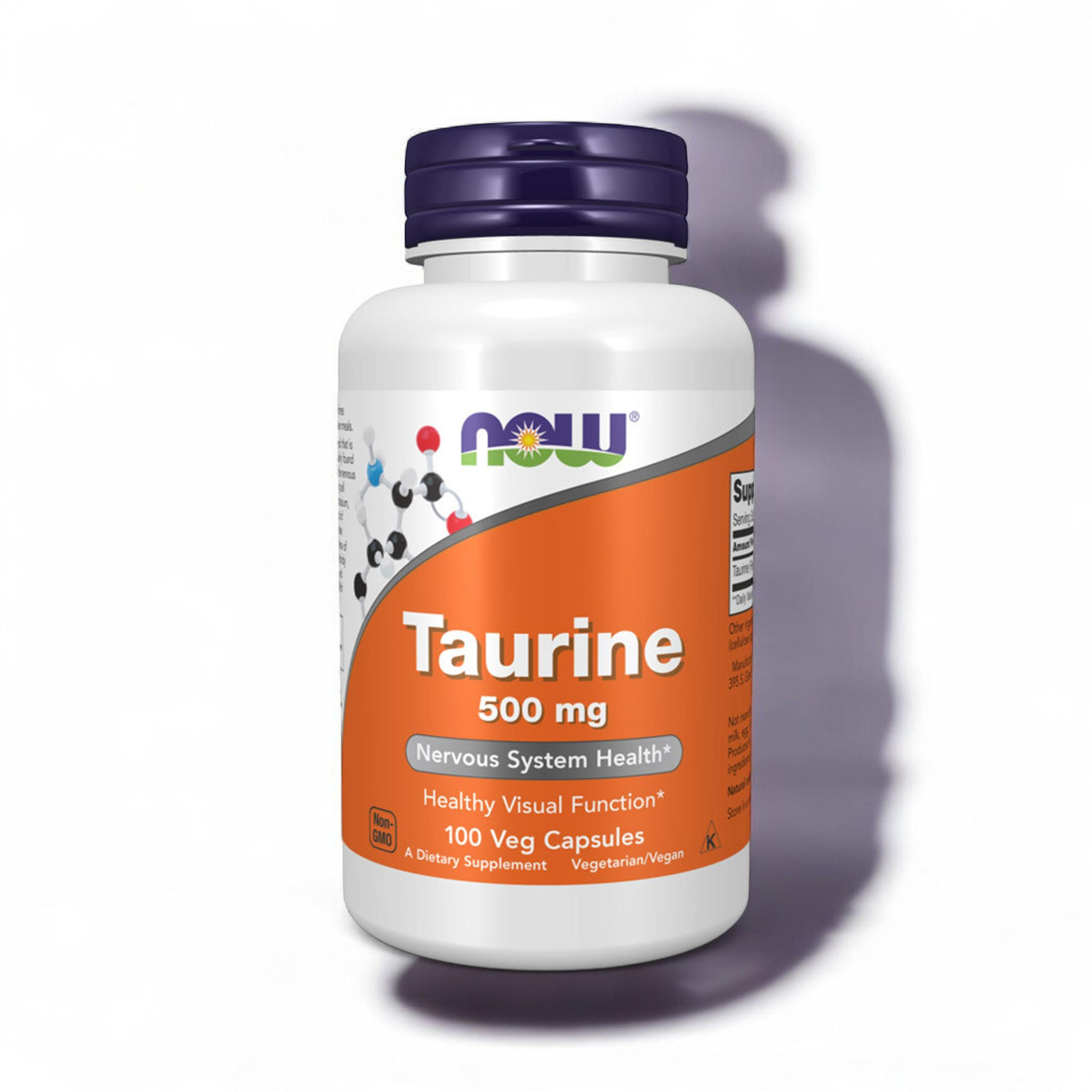 NOW Taurine 500mg - 100vcaps