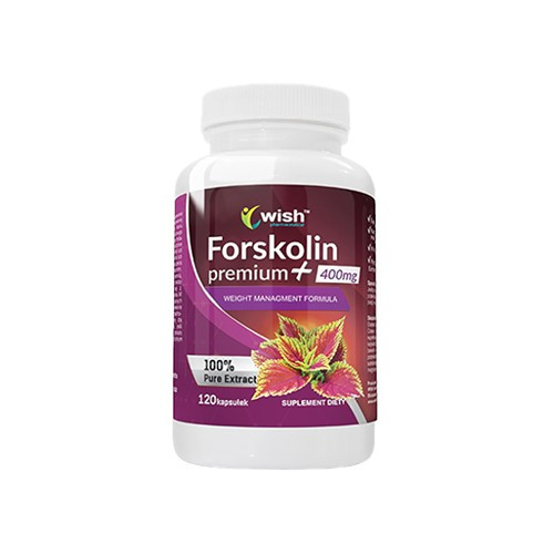 WISH Pharmaceutical Forskolin Premium Plus 400mg 10:1 - 120caps.