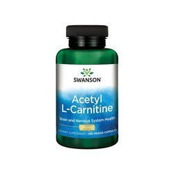 SWANSON Acetyl L-Carnitine 500mg - 100vcaps. - Acetyl L-Carnitine