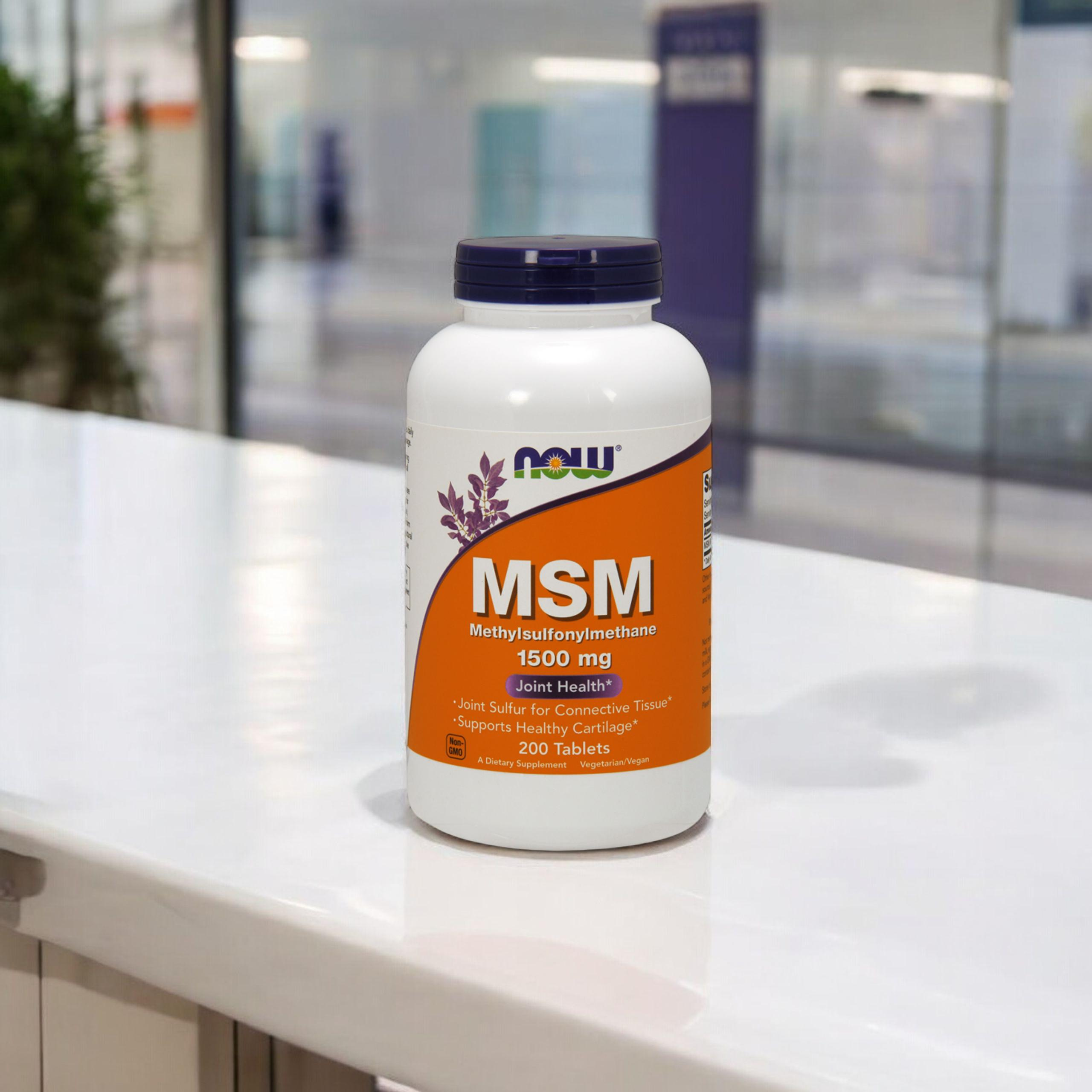 NOW MSM 1500mg - 200tabs