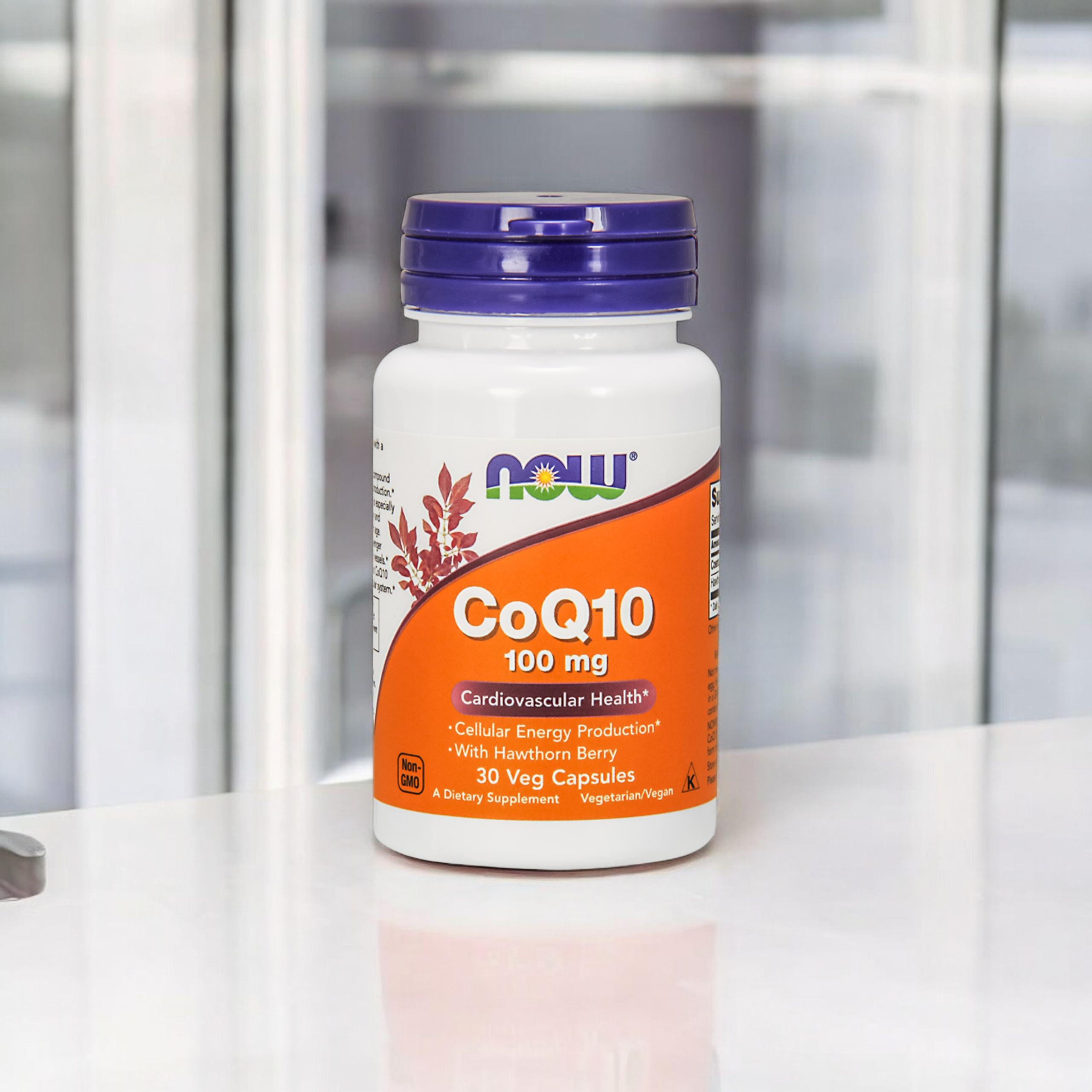 NOW CoQ10 ( Coenzyme Q10 ) 100mg - 30vegcaps