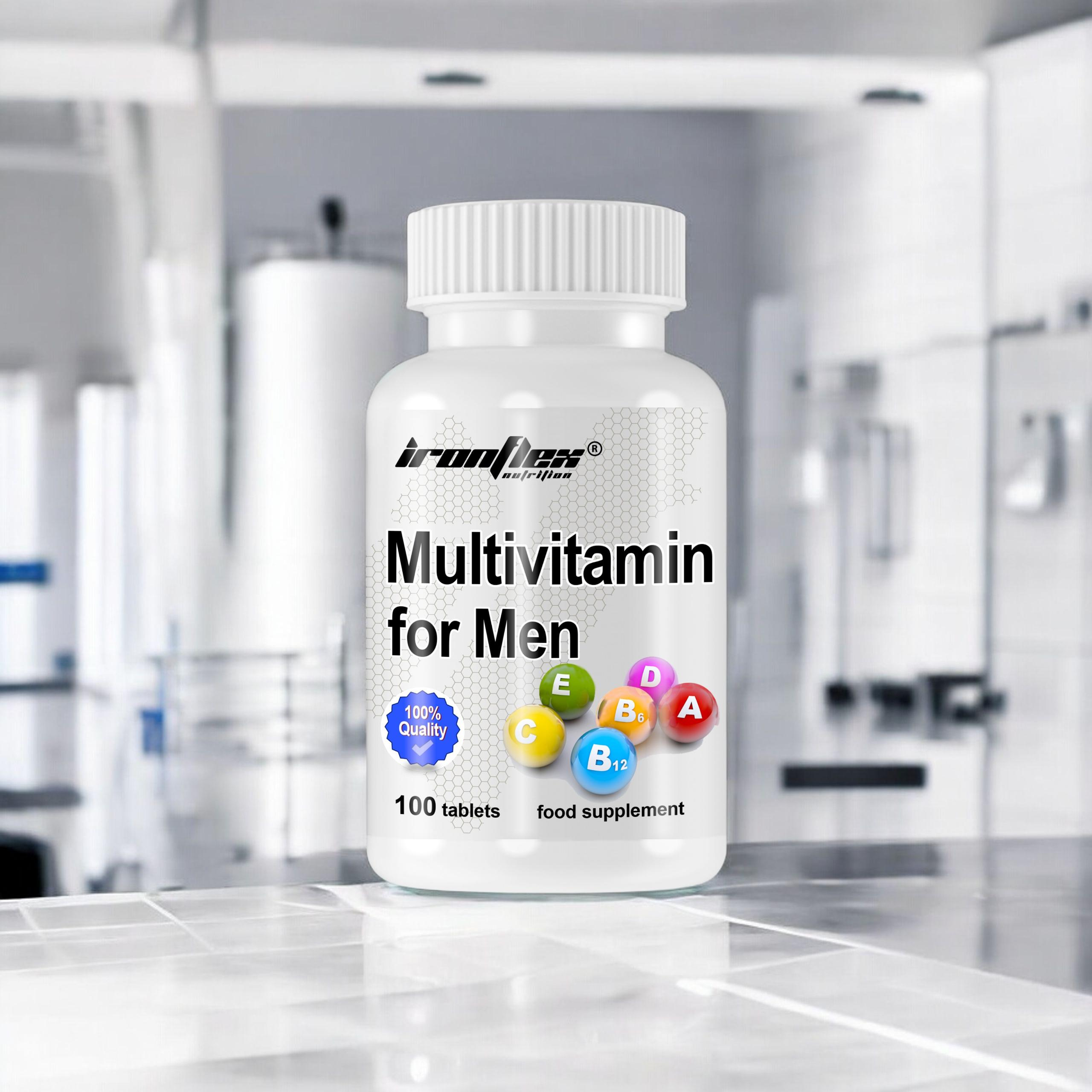 IRONFLEX Multivitamin for Men - 100tabs