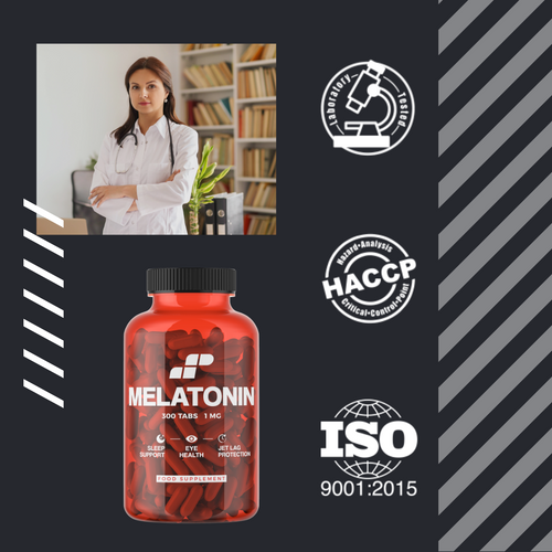 MP NUTRITION Melatonin 1mg - 300tabs - Mélatonine