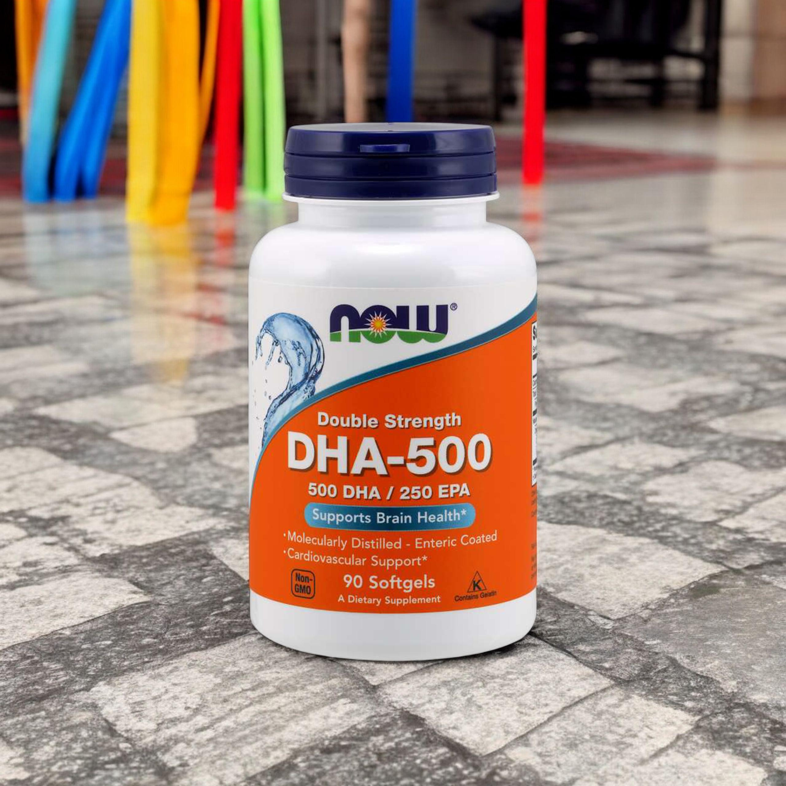 NOW DHA 500mg - 90softgels