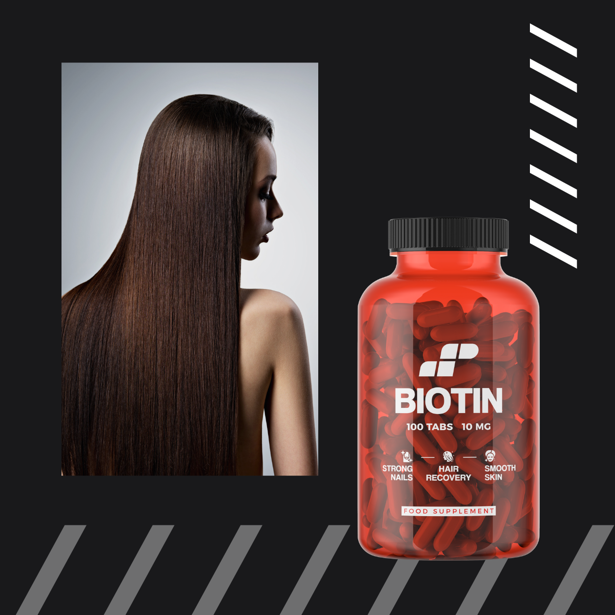 MP NUTRITION Biotin 10mg - 100tabs - Biotine