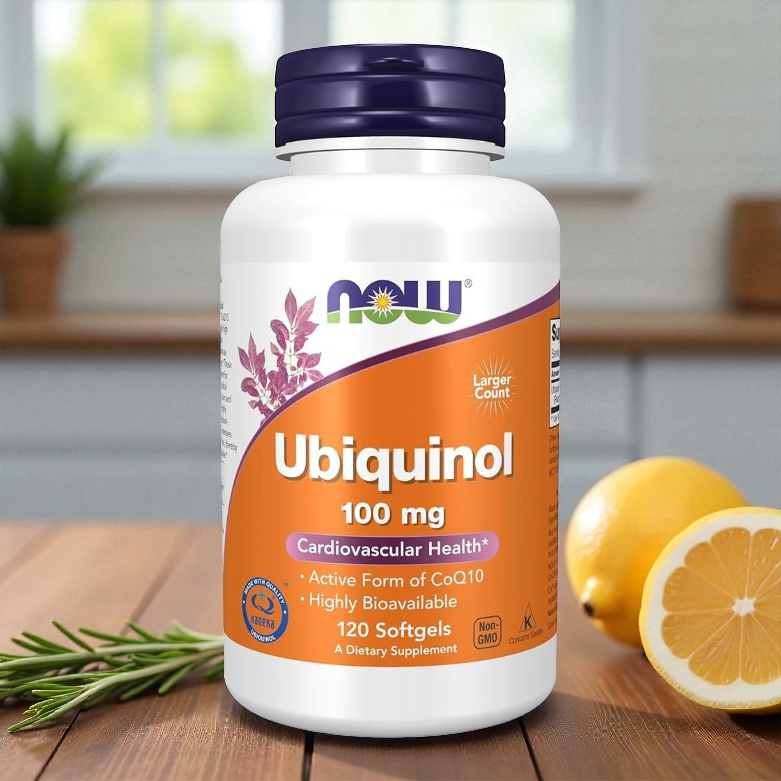 NOW - Ubiquinol 100 mg - 120 gélules molles