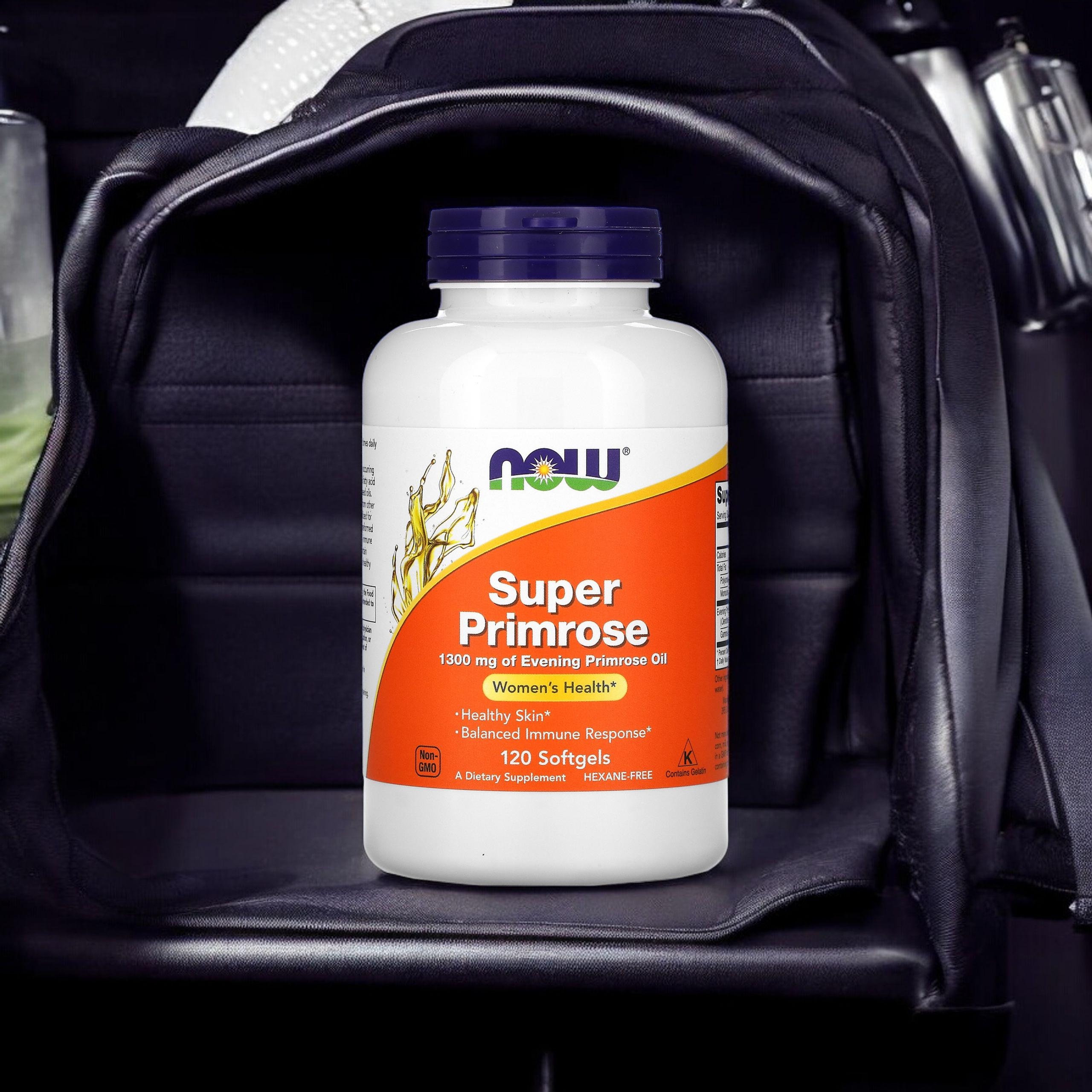 NOW Super Primrose - 120softgels. - Huile d'onagre