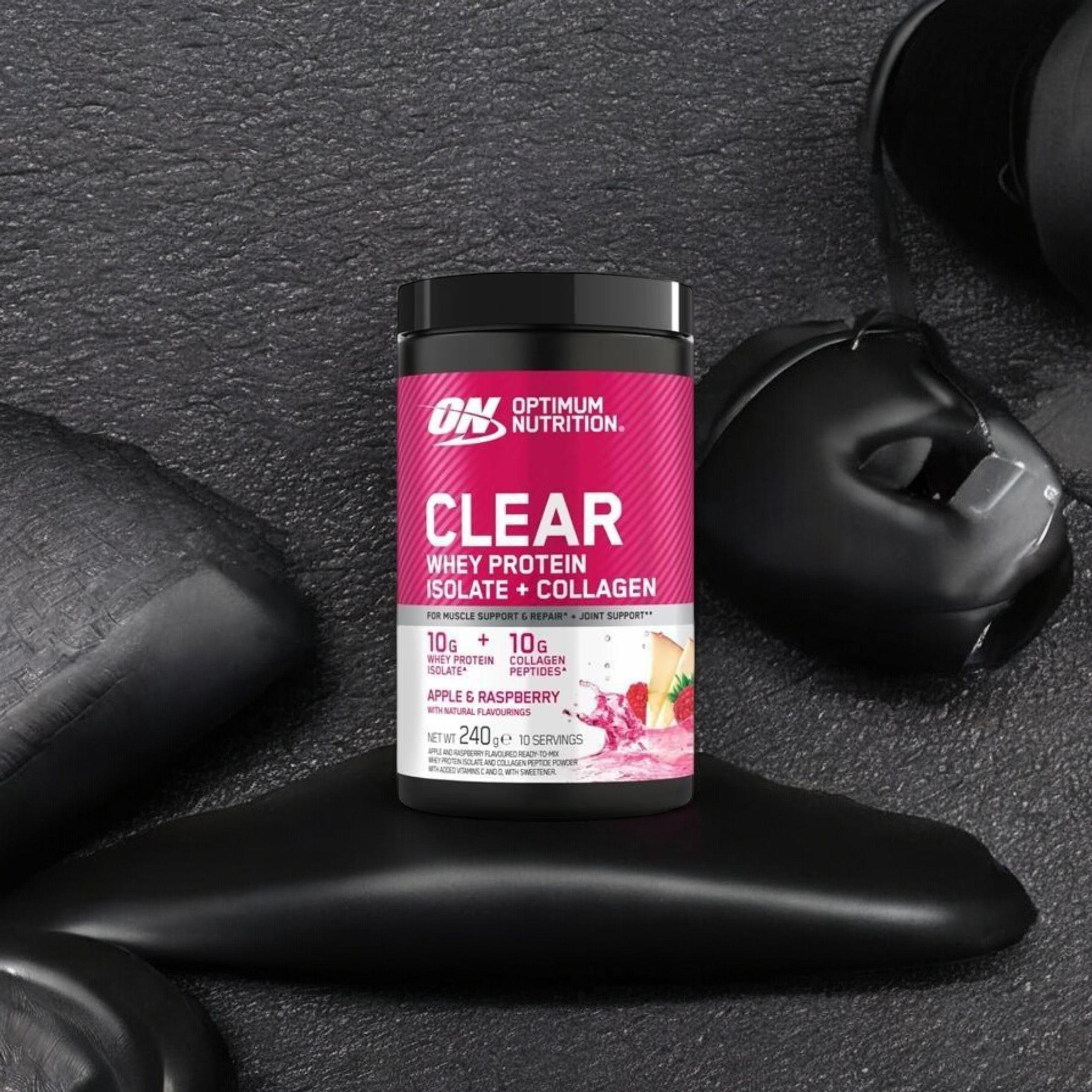 OPTIMUM NUTRITION - Collagène de Lactosérum - 240g - Pomme Framboise