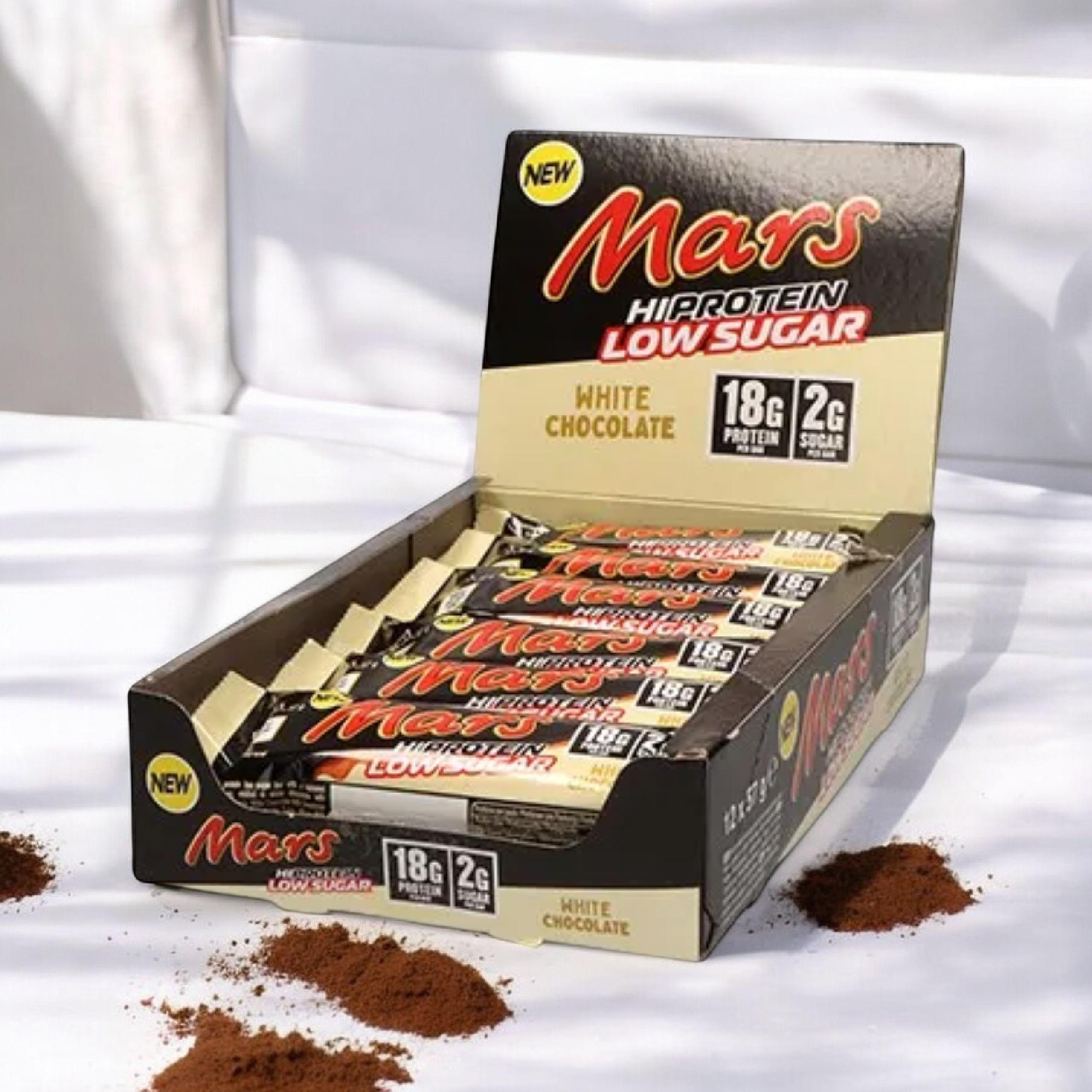 Mars - Barre Mars HIProtein LS - 12x 57g - Chocolat blanc