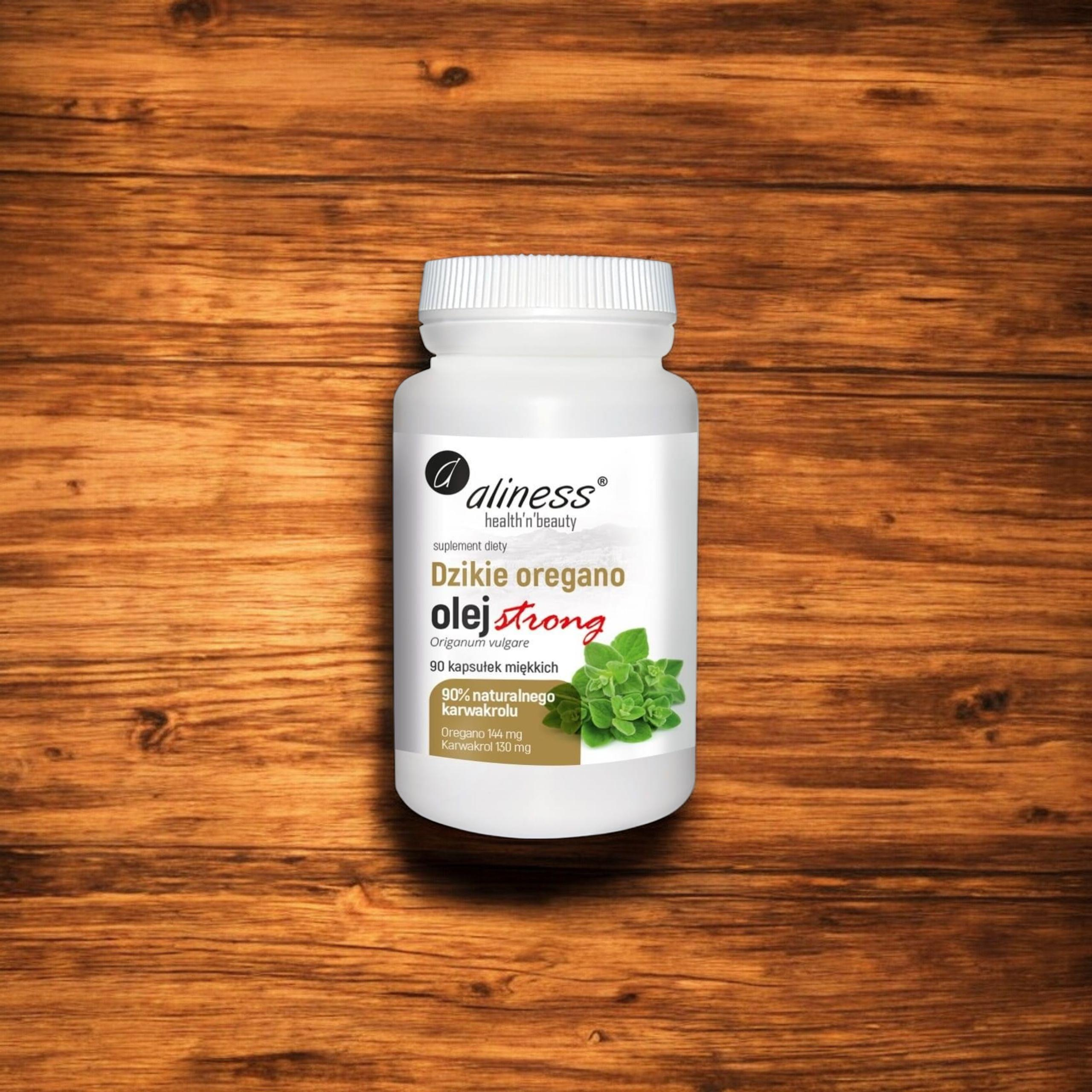 ALINESS - Huile d'Origan Strong 100% Naturelle - 90vcaps.