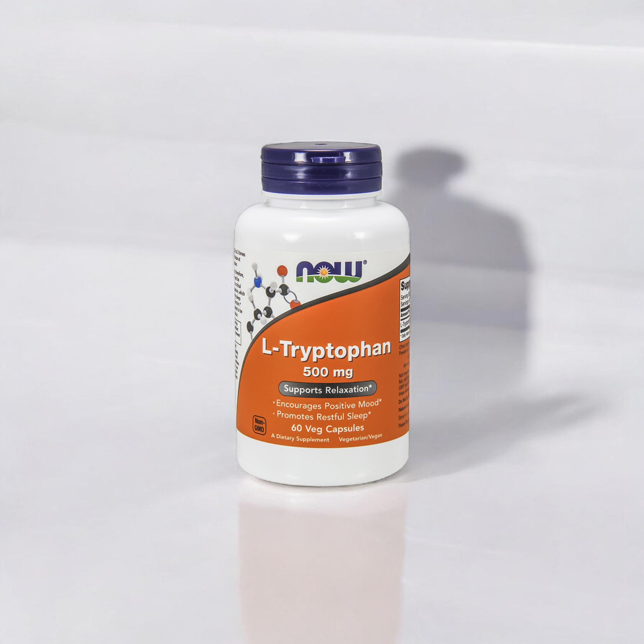 NOW L-Tryptophan 500mg - 60vegcaps