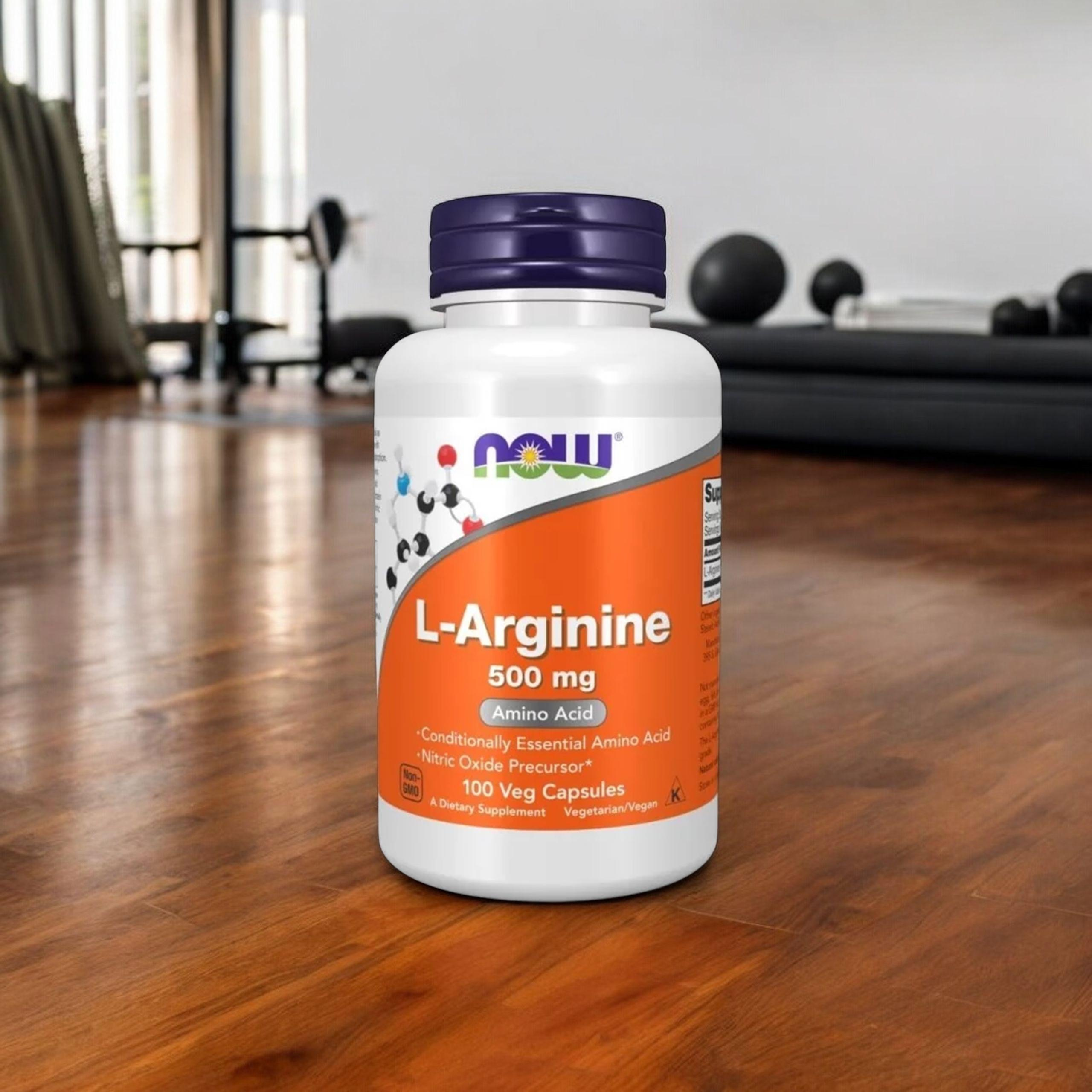 NOW L-Arginine 500mg - 100 veg capsules