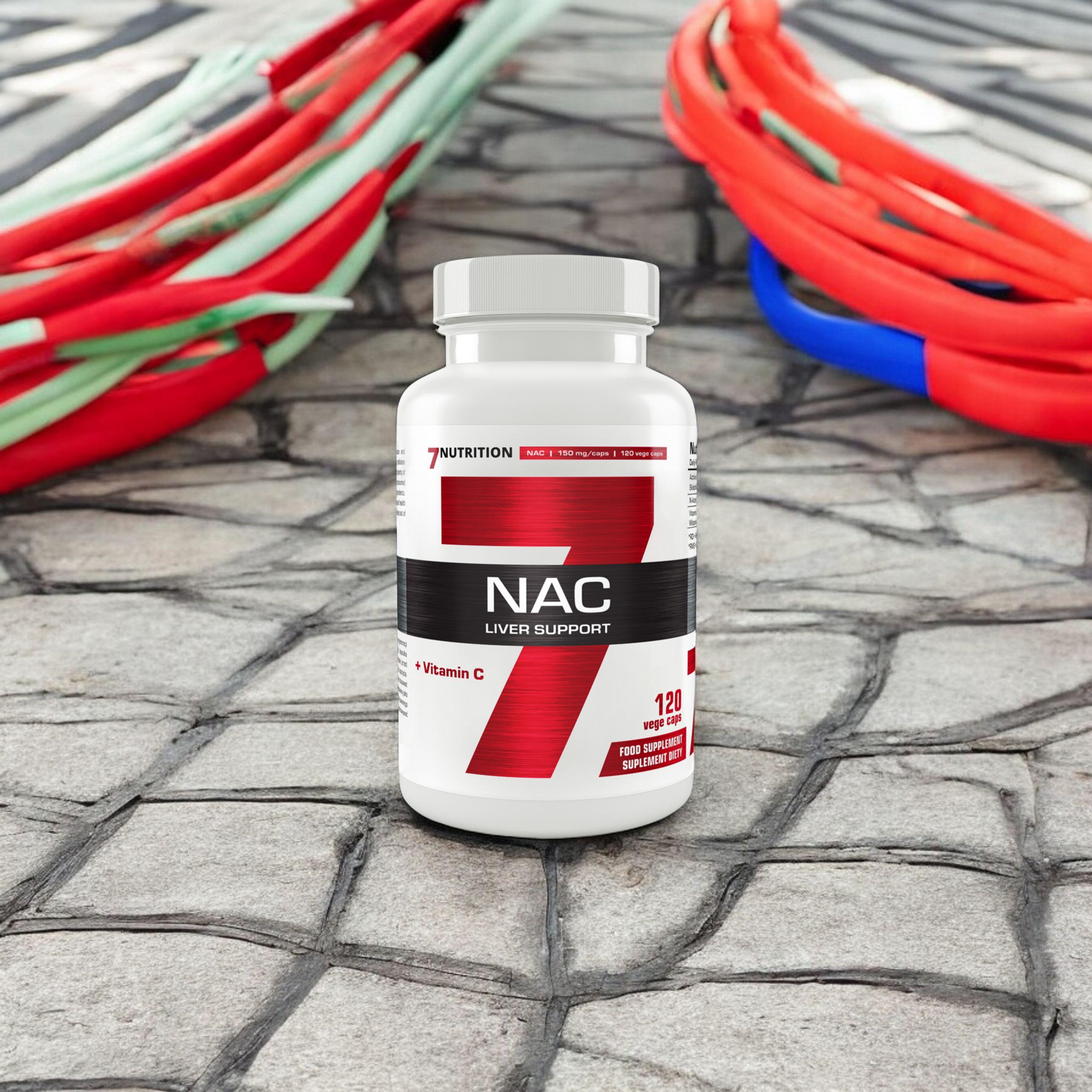 7 NUTRITION NAC + Vitamin C - 120vcaps