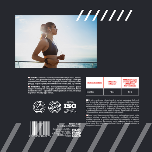 MP NUTRITION Zinc - 120caps - Zinc