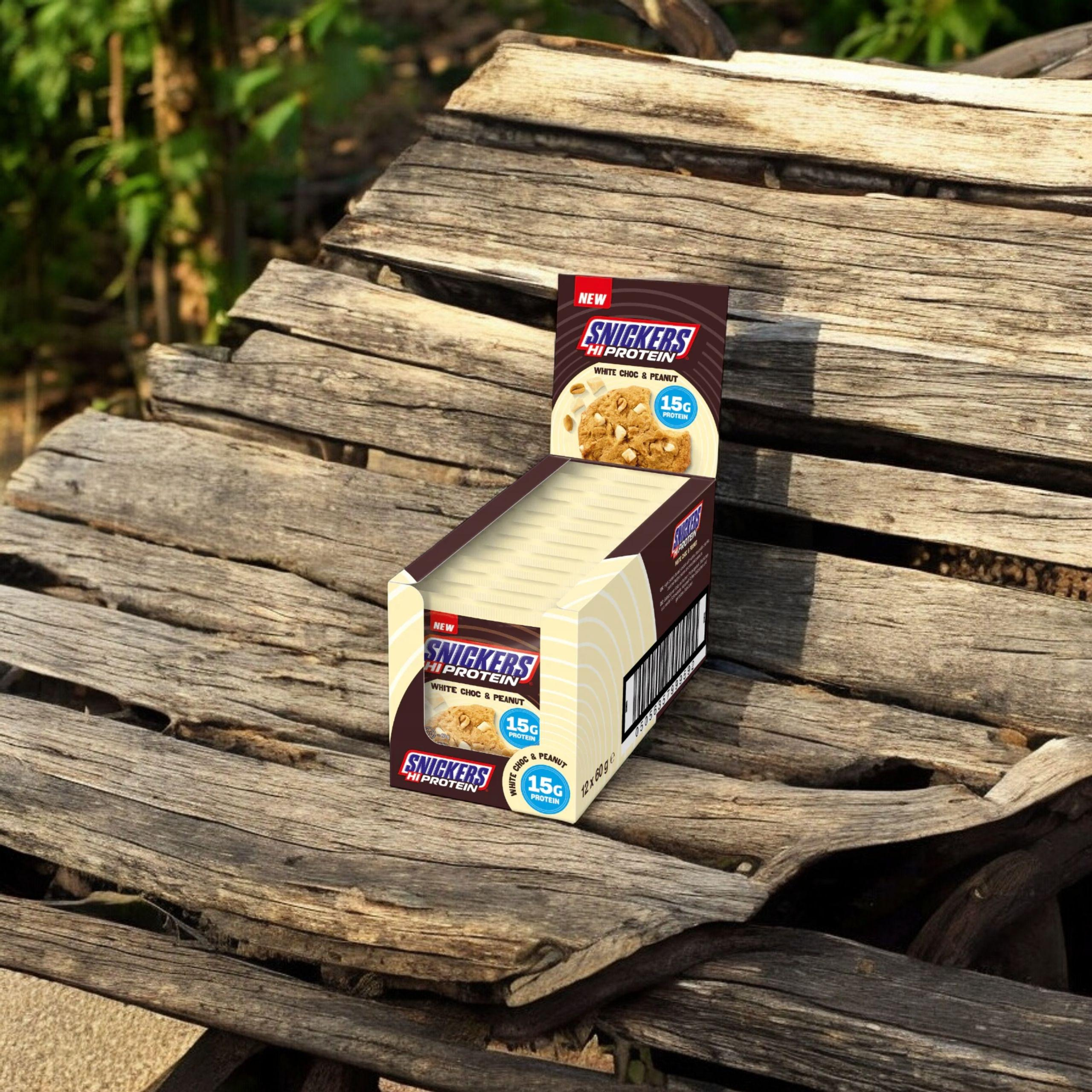 Mars – Biscuit Protéiné – 12×60 g – Chocolat Blanc & Cacahuète