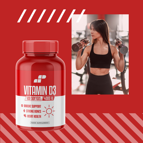 MP NUTRITION Vitamin D3 4000IU - 120 softgels