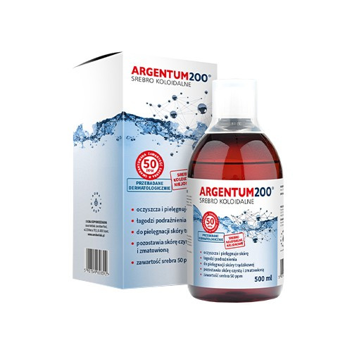 AURA HERBALS Argentum200 Argent Colloïdal (50 ppm) - tonique (500ml)