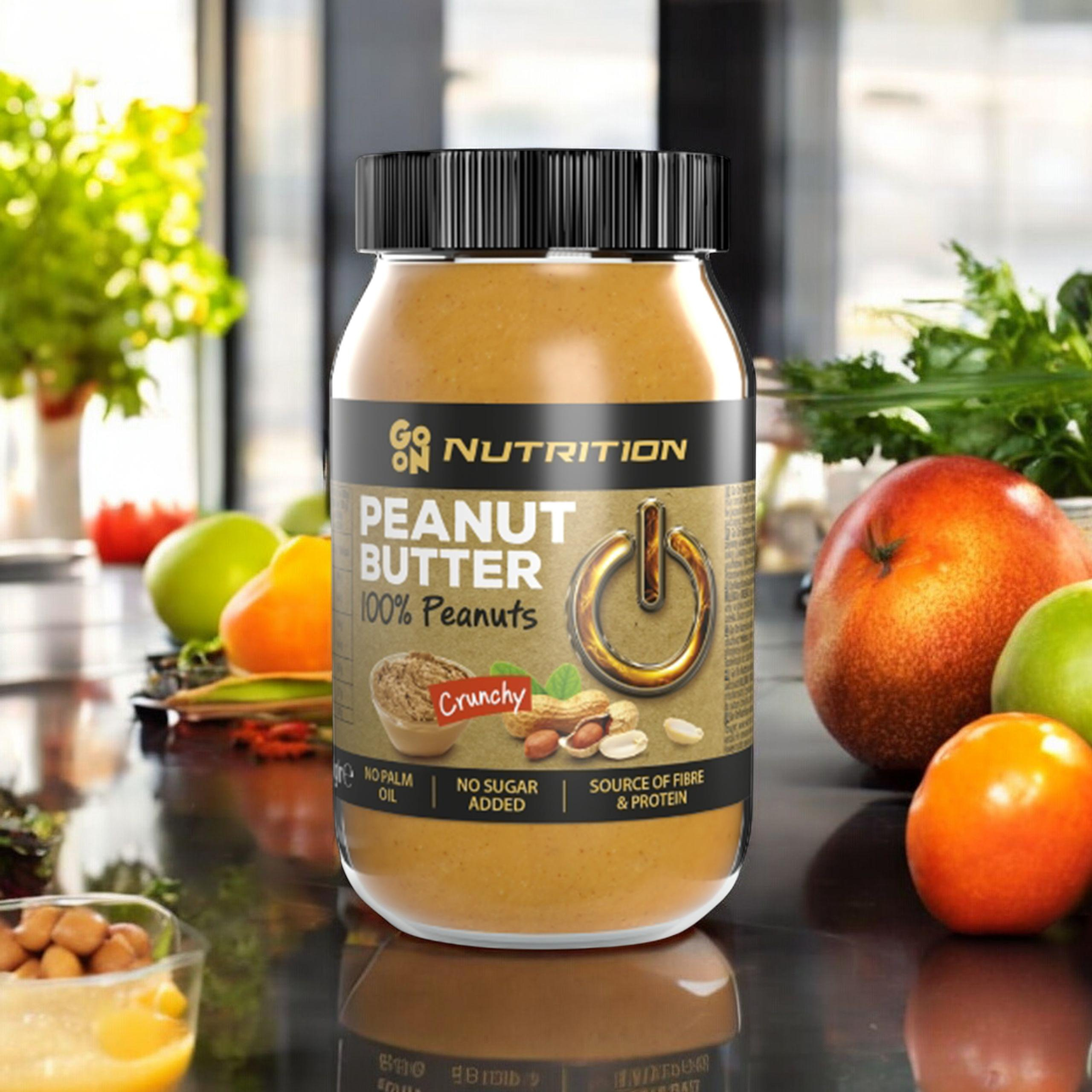 GO ON NUTRITION Peanut Cream 100% Peanuts - 900g - Crème de cacahuètes