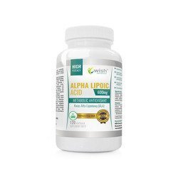 WISH Pharmaceutical Alpha Lipoic Acid 600mg - 120vcaps