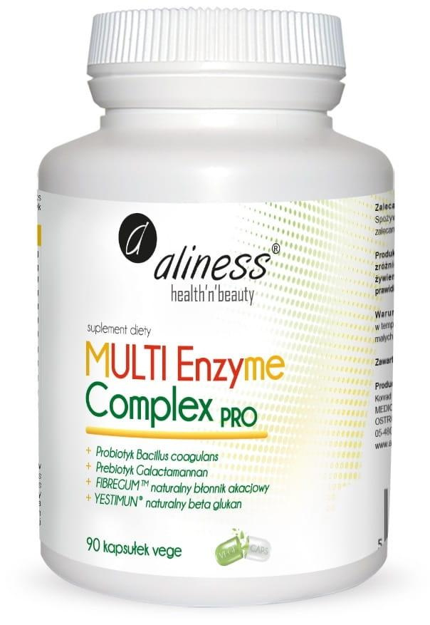 ALINESS - Multi Complexe Enzymatique Pro X - 90 gélules végétales.