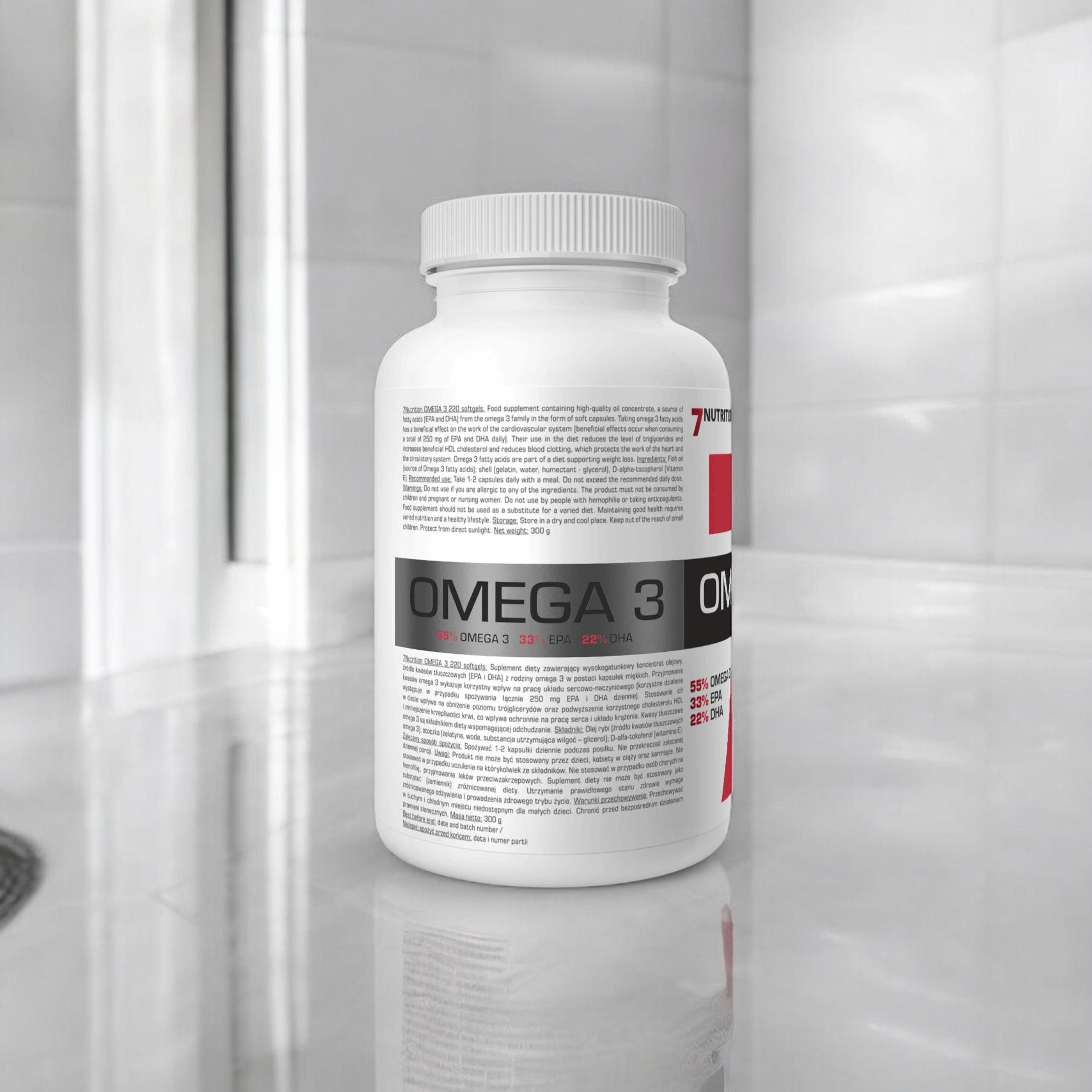 7 NUTRITION - Oméga 3 1000mg - 220 gélules