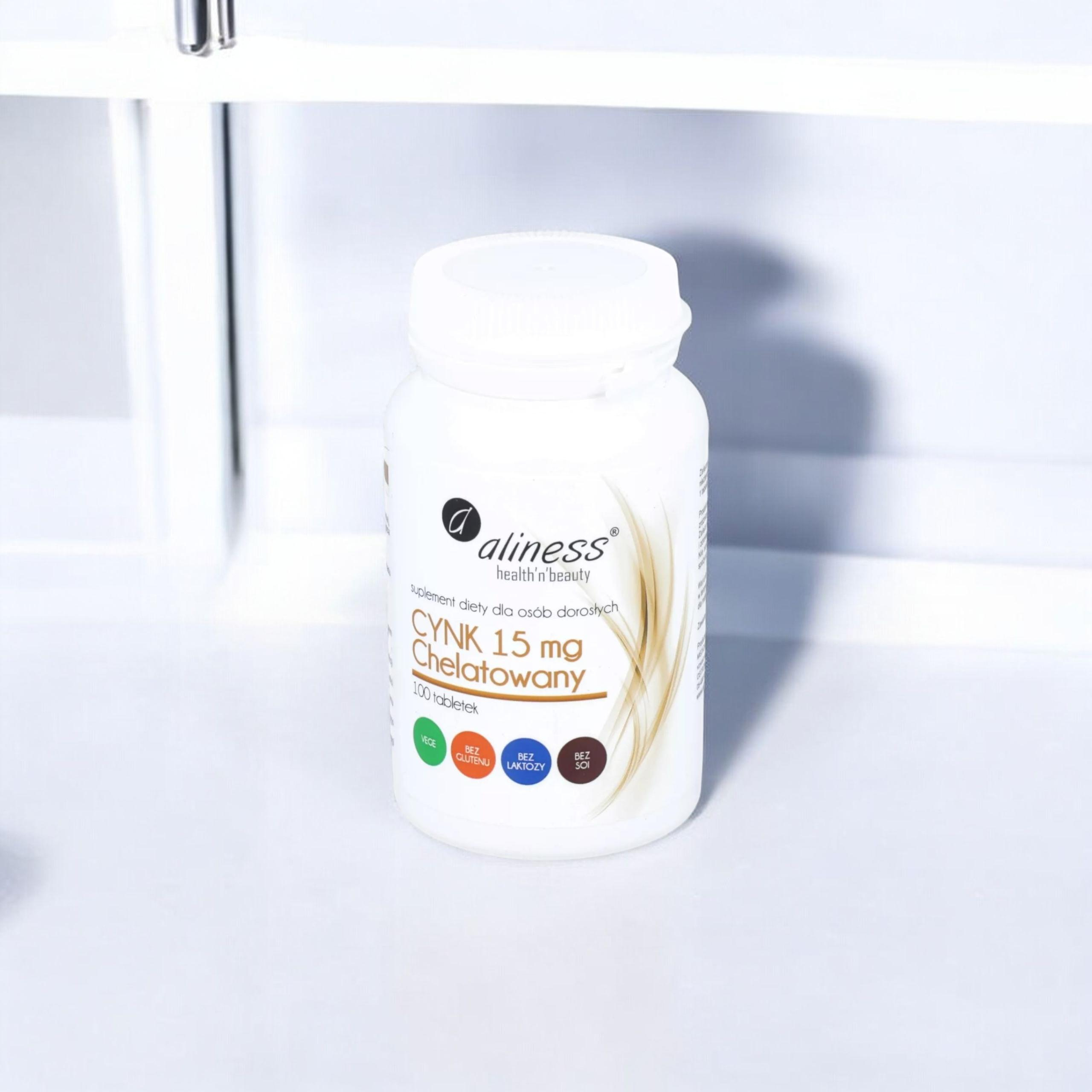 ALINESS - Zinc Chélaté 15mg - 100vtabs.