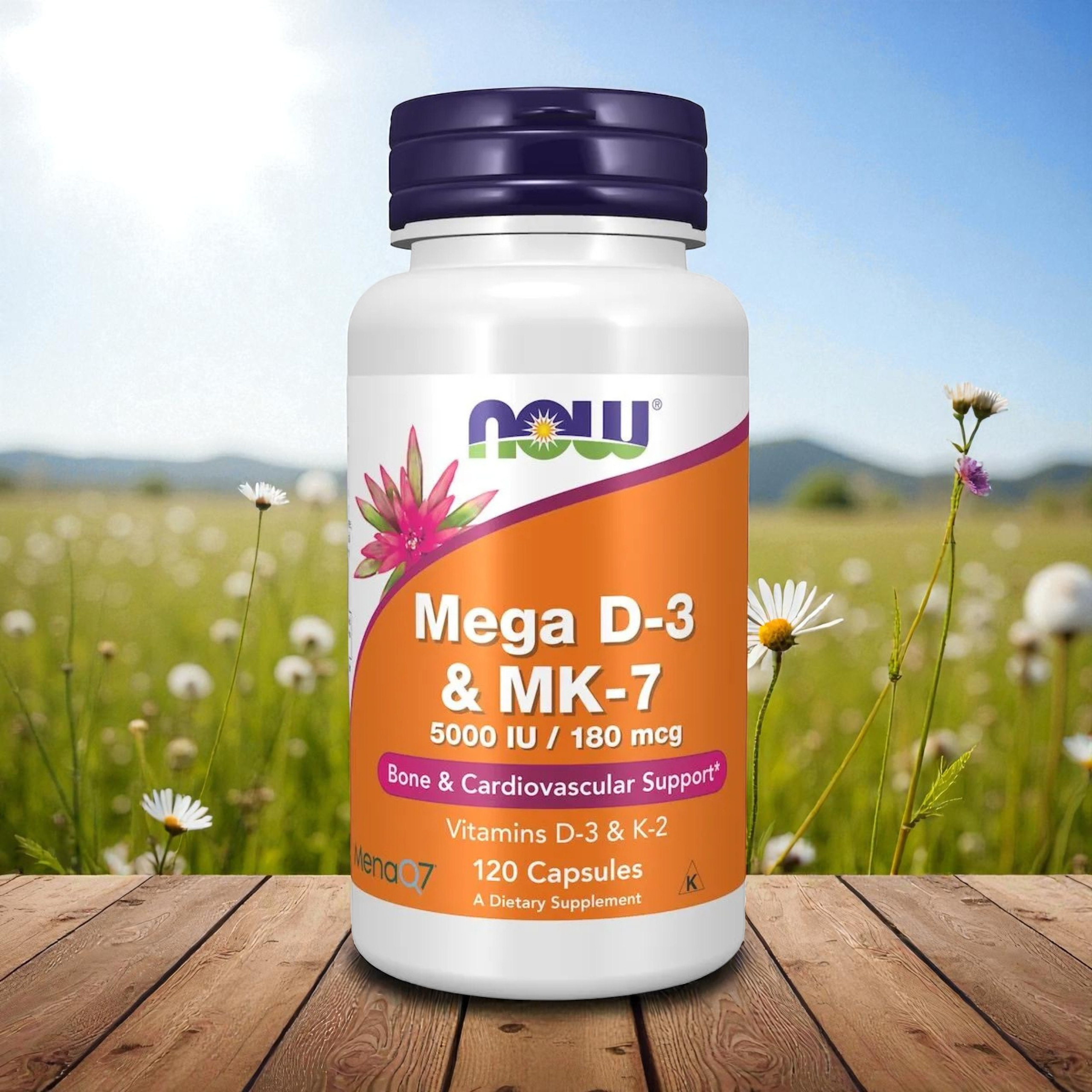 NOW - Mega D3 5000UI & K2 MK-7 180mcg - 120 gélules végétales. pol_pl_NOW-Mega-D3-5000IU-K2-MK-7-180mcg-120vcaps-43039_3