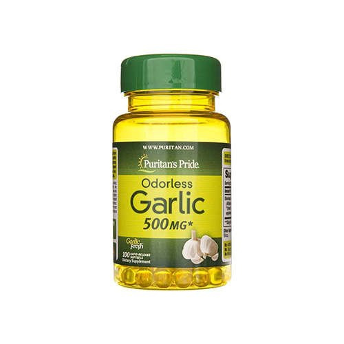Puritan's Pride Odorless Garlic 500mg - 100softgels. - Ail inodore