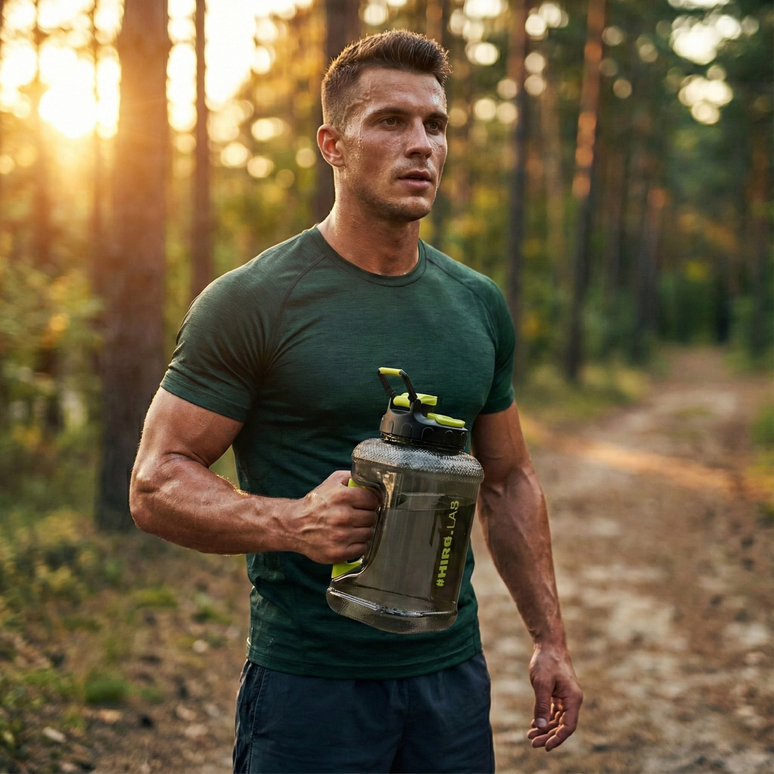 HIRO.LAB Water jug Crater Cap - 1,89l - Kanister, bidon, bouteille d'eau