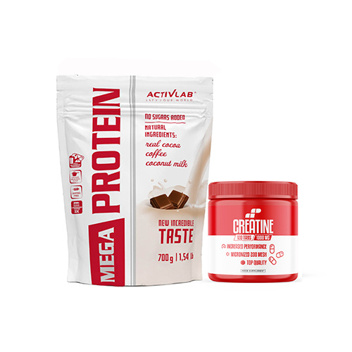 Zestaw ACTIVLAB | MP SPORT - Mega PROtein - 700g + MP Creatine 1000mg - 120tabs