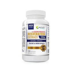 WISH Pharmaceutical Resveratrol Extract 500mg - 120caps