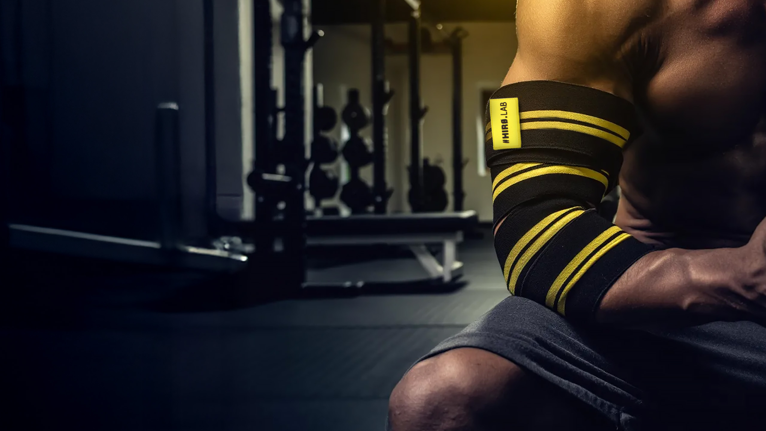 HIRO.LAB - Bandage de Coude - Logo en Caoutchouc pol_pl_HIRO-LAB-Elbow-Wraps-Rubber-Logo-New-Opaski-usztywniajace-na-lokcie-42689_5